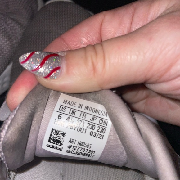 adidas Light purple Athletic Shoes - Picture 3 of 4